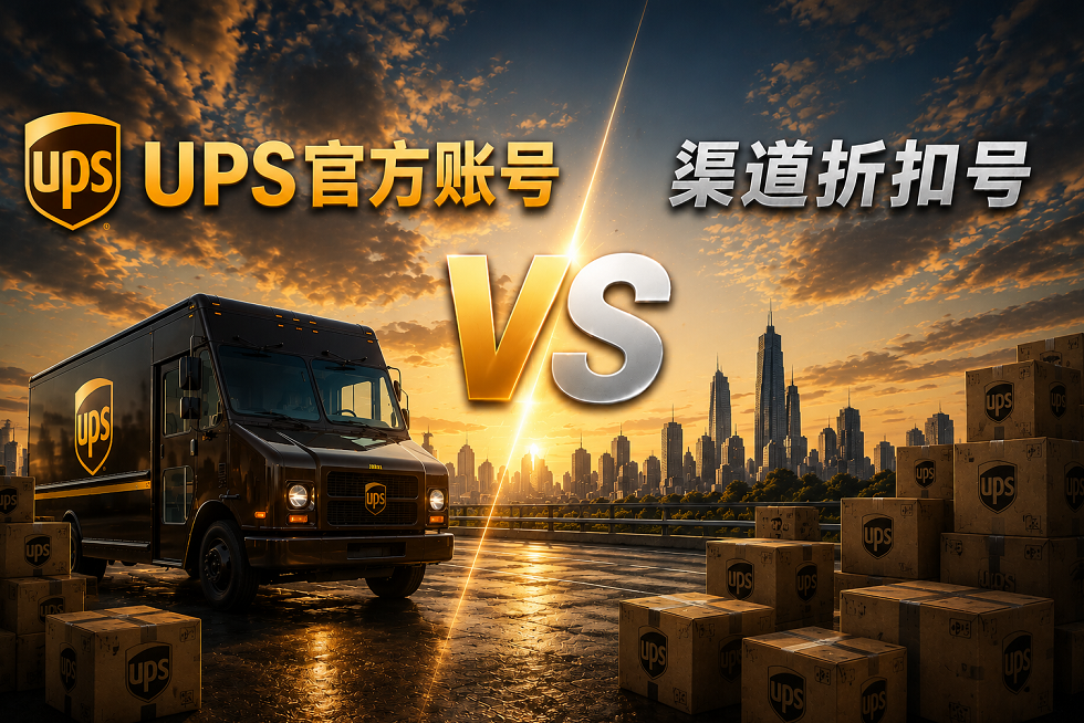 UPS官方账号 vs 渠道折扣号：普通卖家到底该怎么选？