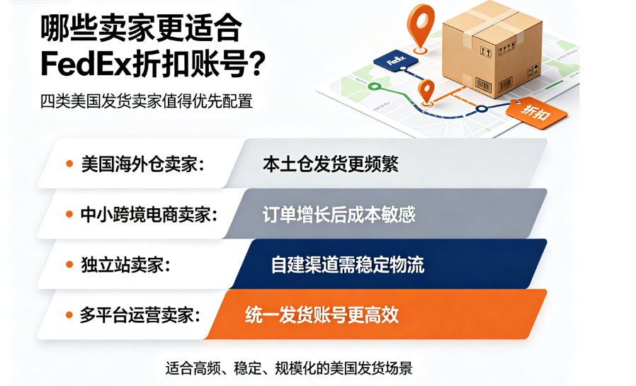哪些卖家更适合FedEx折扣账号